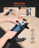 VEVOR Lawn Mower Blade Sharpener, 15° - 45° Adjustable Lawnmower Blade Sharpening Tool with 4 Adapter Pins, Ball Bearing Design & 25mm Enlarged Handle